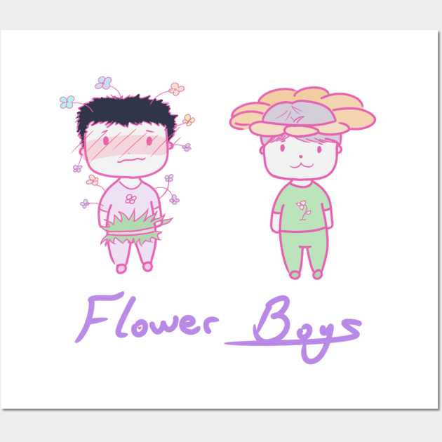 flower boys Wall Art by kitispa